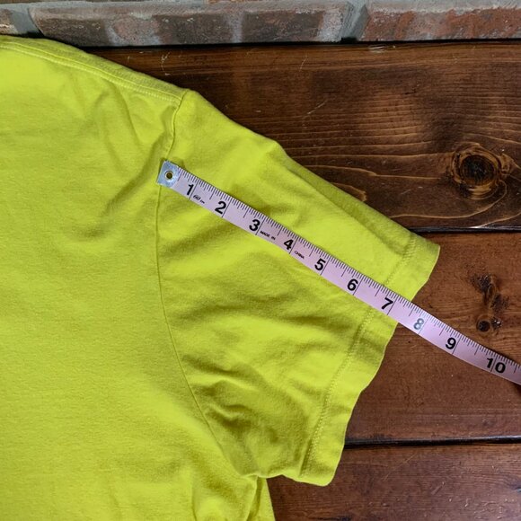 The North Face Men's Yellow Short Sleeve Half Dome Graphic Large T-Shirt EUC - Picture 10 of 10